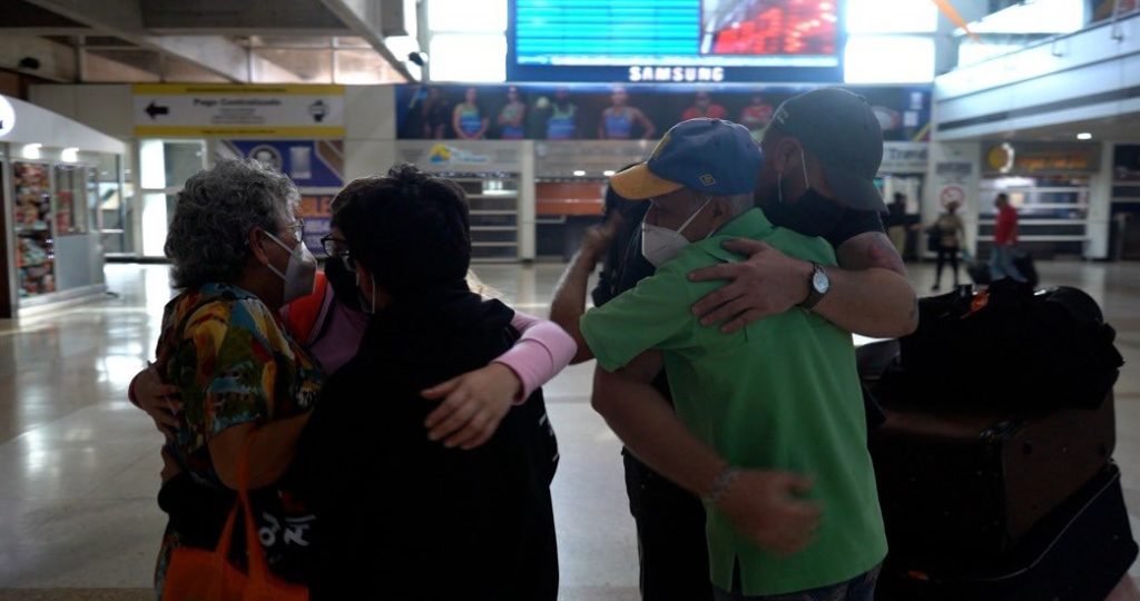 Venezolanos se reencuentran con su familia luego de años separados