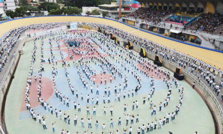 Venezuela ejecutó intento de Récord Guinness con la rueda de salsa casino más grande del mundo