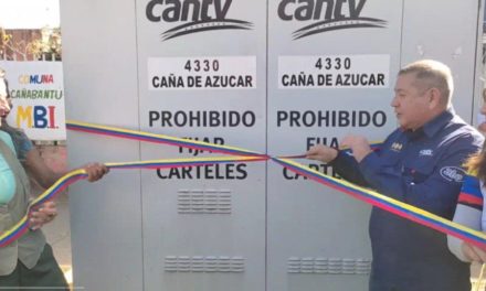 Cantv inauguró Nodo para conectar a familias de Caña de Azúcar
