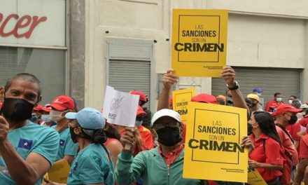 Pueblo venezolano se movilizó para exigir que se levanten las sanciones criminales contra Venezuela