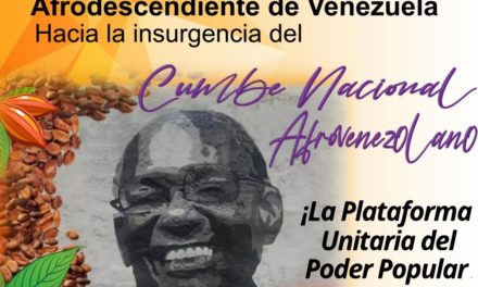III Congreso Nacional del Movimiento Social Afrovenezolano se realizará en Caracas