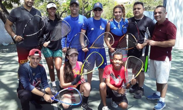 Seis racquetbolistas aragüeños buscarán un puesto dentro de la selección nacional
