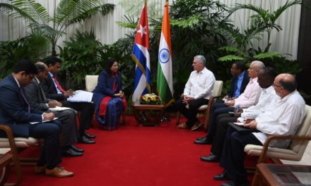 Cuba destacó interés de fortalecer cooperación y negocios con la India