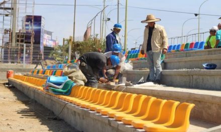 Avanzan obras del nuevo estadio de fútbol de La Guaira para Juegos del Alba