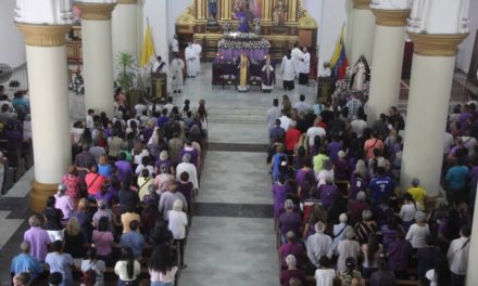 Catedral de Maracay conmemoró el paso de Jesús a la crucifixión