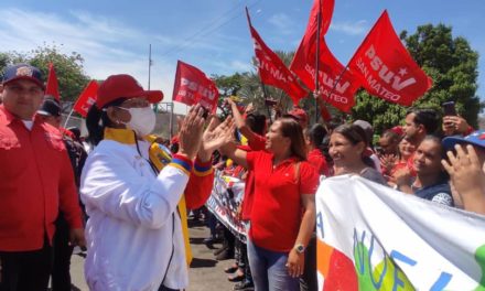 Más de dos mil aragüeños partieron a la Gran Marcha «Abril, Glorioso Crisol de la Unidad Cívico Militar»