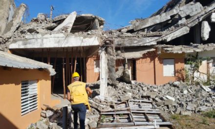 Daños en edificaciones por sismo en provincia dominicana