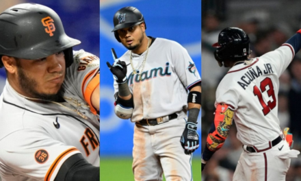 Tres venezolanos lideran carrera por el título de bateo en la MLB