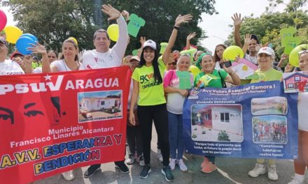 Gran Misión Vivienda en Aragua celebró su 12° Aniversario con una gran caminata 5K