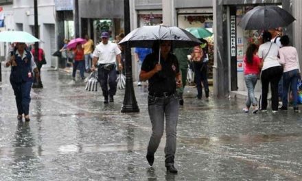 Inameh pronosticó lluvias y chubascos en gran parte del país