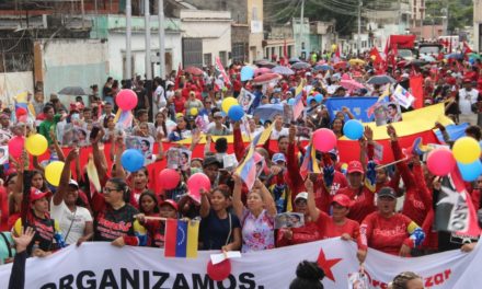 #EnFotos || Marcha en apoyo al Presidente Nicolás Maduro desde el municipio Bolívar
