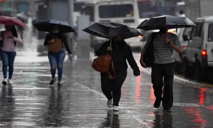 Inameh pronosticó lluvias con descargas eléctricas en gran parte del país