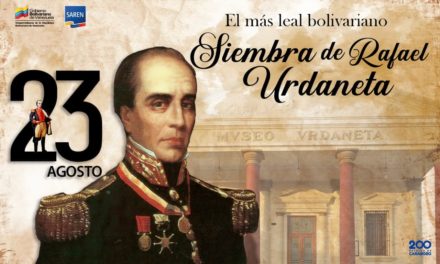 Venezuela conmemoró 178 años de la siembra de Rafael Urdaneta