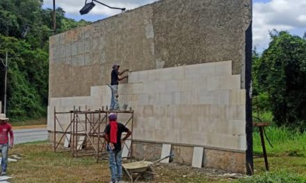 Iniciaron labores de remodelación en la pantalla de entrada al estado Aragua