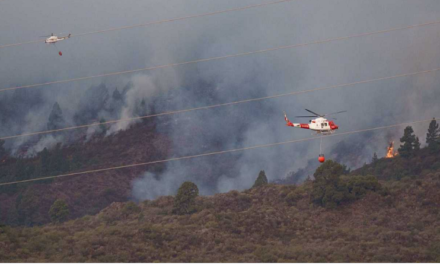 Evacuaron a ciudadanos de la isla española de Tenerife por incendio forestal