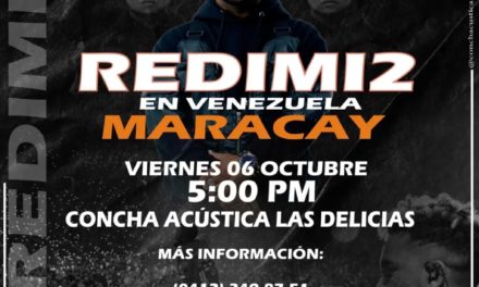Redimi2 llegará a Maracay el próximo 6 de octubre