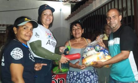 Atendidas familias de Las Tejerías con distribución de alimentos