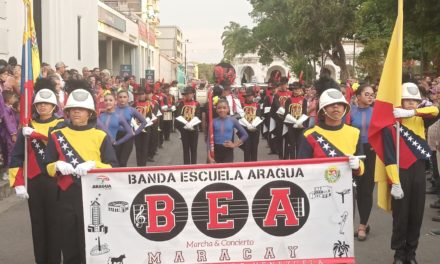 Banda Escuela Aragua arriba a su 10° Aniversario