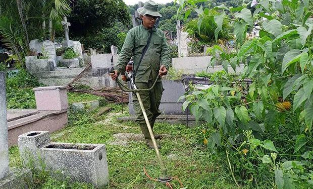 Cementerio Municipal de La Victoria listo para el Día de los Santos Difuntos