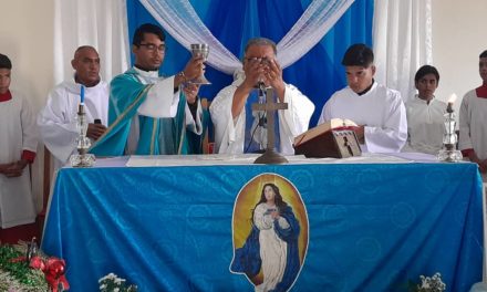 Celebrada Misa en Honor a la Virgen Inmaculada Concepción en Ribas