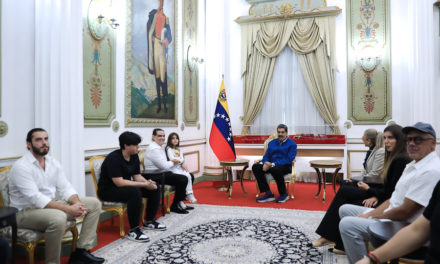Despacho 1 del Palacio de Miraflores, escenario del encuentro entre Maduro y Saab