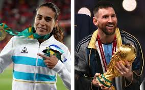 Argentinos Messi y Cassetta celebraron premios Olimpia de Oro
