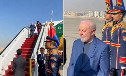 Lula llegó a Egipto en visita oficial