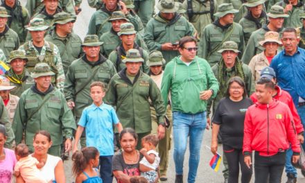 Pueblo de Revenga recibió a cadetes de la UMBV durante Marcha de La Victoria