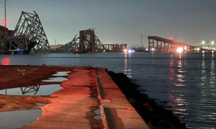 Colapsó puente en ciudad estadounidense tras colisión de buque carguero