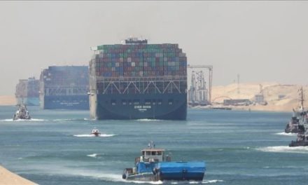 Crisis en Mar Rojo provocó caída de ingresos en el Canal de Suez