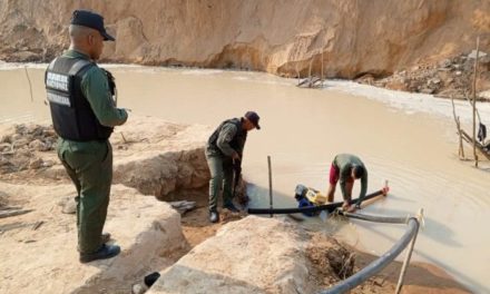Desmantelaron campamento de minería ilegal en Bolívar