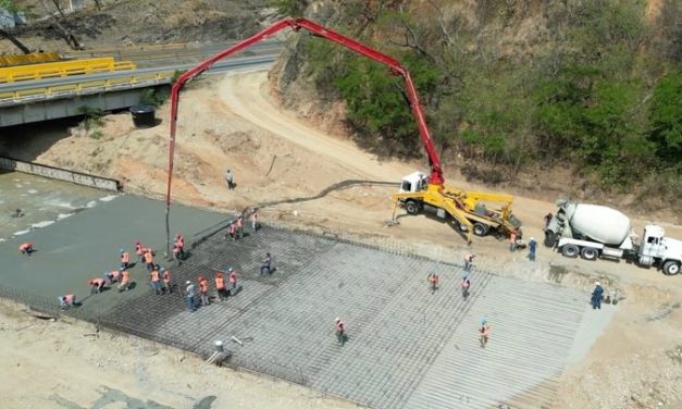 Avanza construcción de canal abierto en el embalse de Zuata