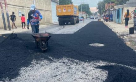 Vías de Aragua continua labores de asfaltado