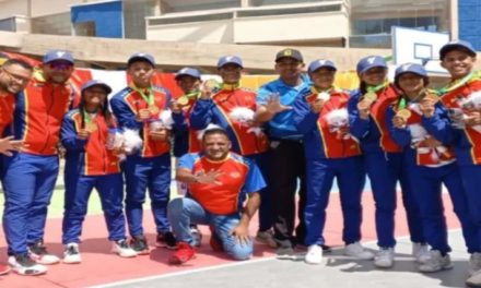 Selección venezolana de béisbol cinco conquista el oro en Sucre 2024