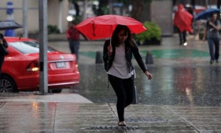 Inameh pronostica lluvias y chubascos dispersos en gran parte del país