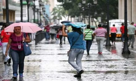 Inameh pronostica precipitaciones con descargas eléctricas en gran parte del país
