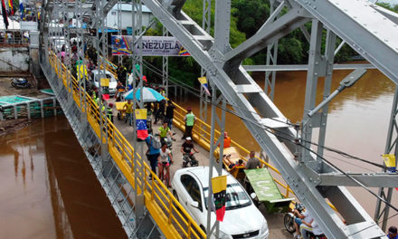 Colombia y Venezuela abrieron paso de vehículos en el puente internacional Unión