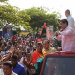 Presidente Maduro recibió afectuosa bienvenida del pueblo de Cocorote