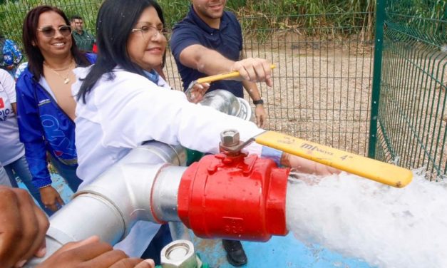 Gobierno nacional activó pozo de agua potable en municipio Bolívar