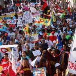 Más de 5 mil personas marcharon en FLA en apoyo al Presidente Maduro