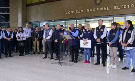 Presidente del CNE destaca perfecta participación civil en esta fiesta electoral