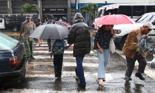 Inameh pronostica lluvias dispersas en gran parte del país