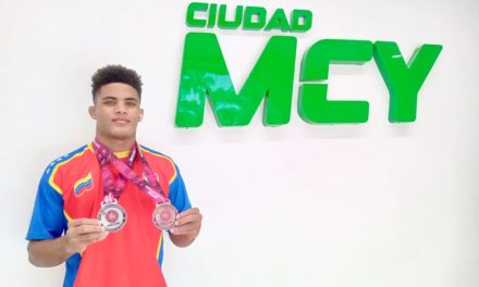 Atleta aragüeño Joseph Chávez cosechó dos preseas en Santo Domingo