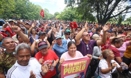 Revolucionarios aragüeños respaldan resultados de elecciones presidenciales