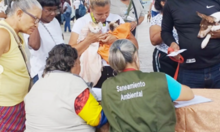 Mascotas atendidas en jornada de salud en Libertador