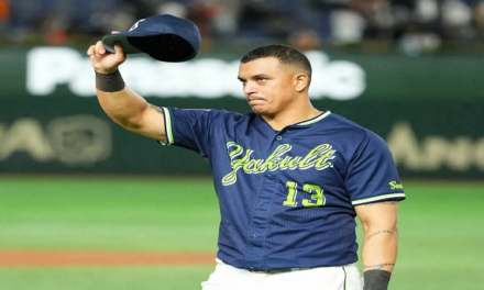 Venezolano José Osuna brilló en la Liga Japonesa de Béisbol Profesional