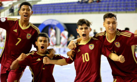 La Vinotinto goleó a Perú en el Sudamericano de Futsal Sub-17