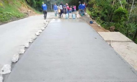 Avanzan trabajos de vialidad en el municipio Tovar