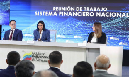 Vicepresidenta Rodríguez lideró reunión con representantes del Sistema Financiero