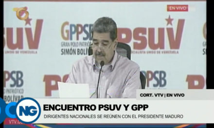 Jefe de Estado encabezó encuentro con dirigentes del Psuv y GPP